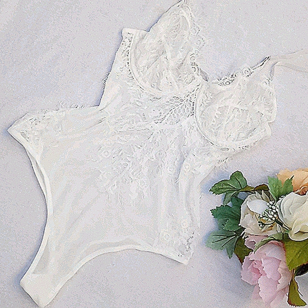Sheer Lace Teddy
